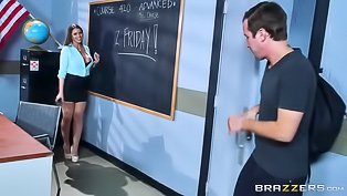 Busty teacher fucked in POV